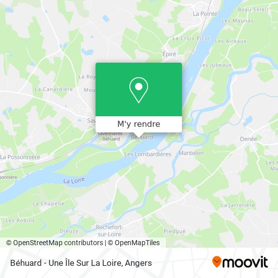Béhuard - Une Île Sur La Loire plan
