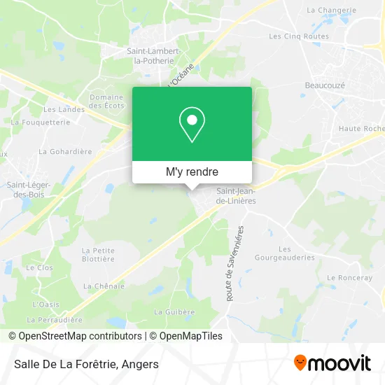 Salle De La Forêtrie plan
