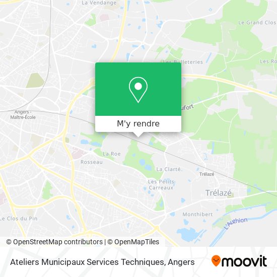 Ateliers Municipaux Services Techniques plan