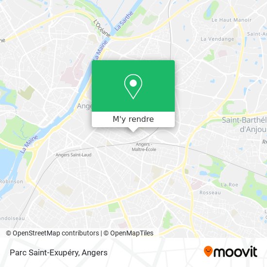 Parc Saint-Exupéry plan