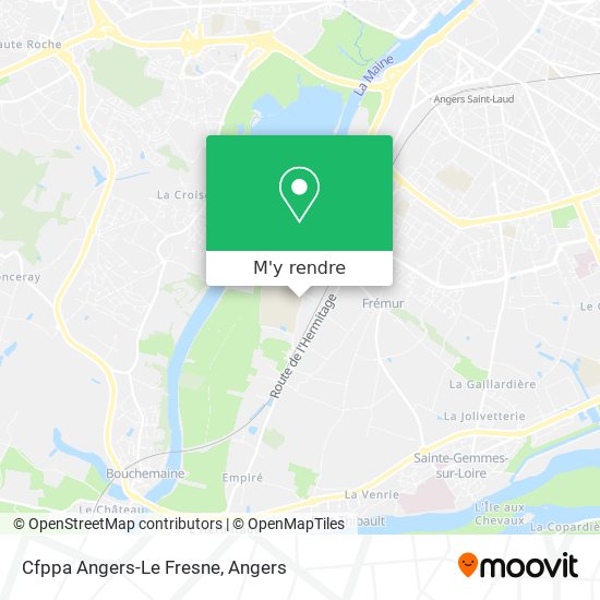 Cfppa Angers-Le Fresne plan