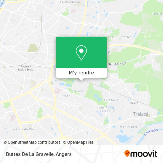 Buttes De La Gravelle plan