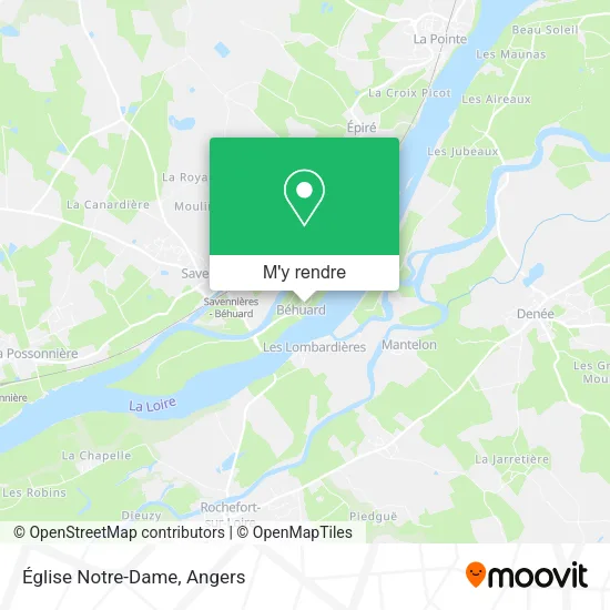 Église Notre-Dame plan