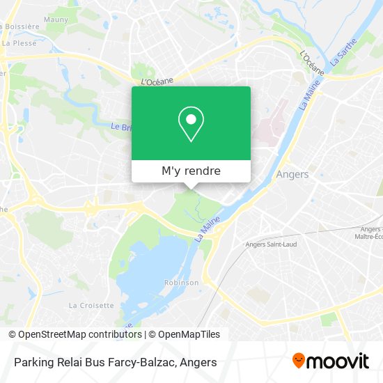 Parking Relai Bus Farcy-Balzac plan