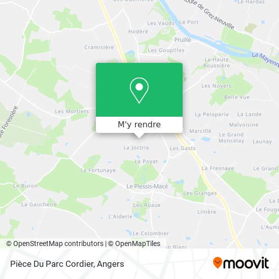 Pièce Du Parc Cordier plan