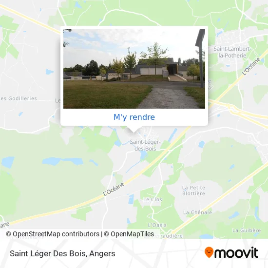 Saint Léger Des Bois plan
