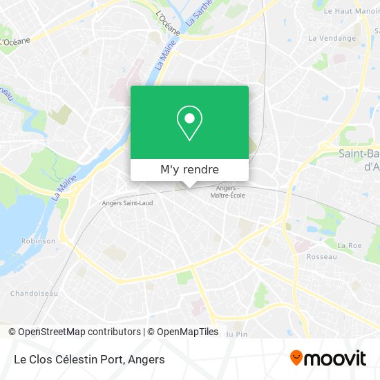 Le Clos Célestin Port plan