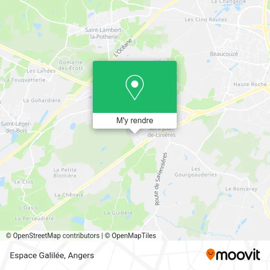 Espace Galilée plan