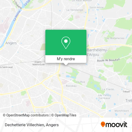Dechetterie Villechien plan