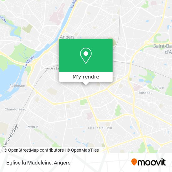 Église la Madeleine plan