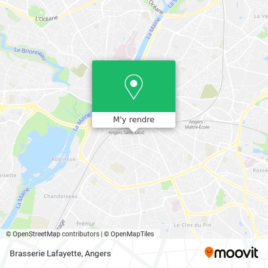 Brasserie Lafayette plan