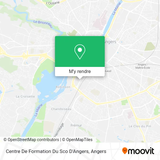 Centre De Formation Du Sco D'Angers plan