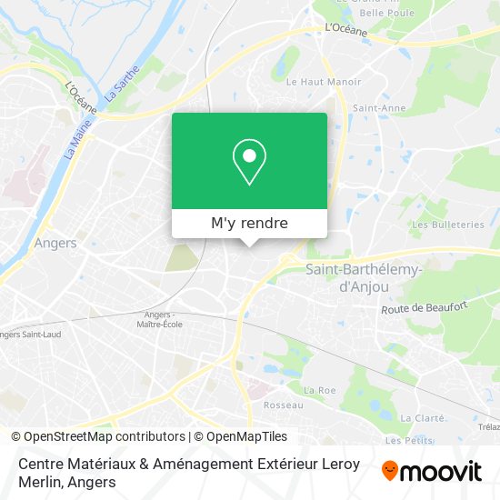 Centre Matériaux & Aménagement Extérieur Leroy Merlin plan