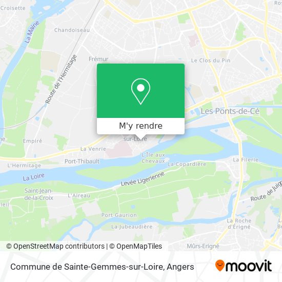 Commune de Sainte-Gemmes-sur-Loire plan