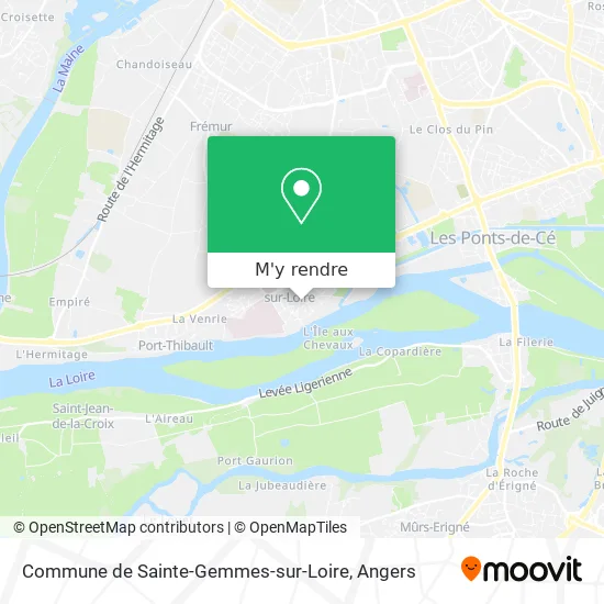 Commune de Sainte-Gemmes-sur-Loire plan