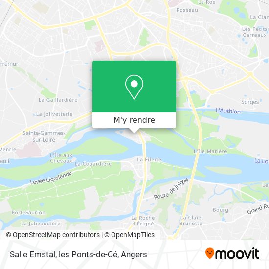 Salle Emstal, les Ponts-de-Cé plan
