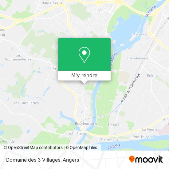 Domaine des 3 Villages plan
