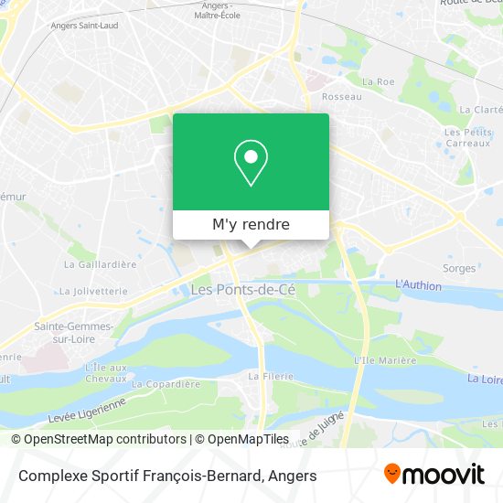Complexe Sportif François-Bernard plan