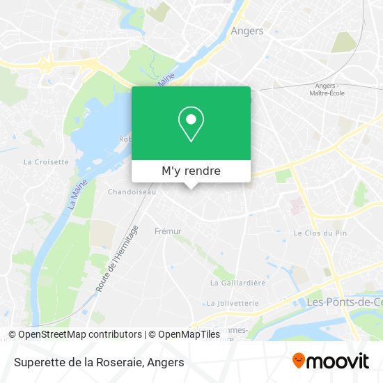 Superette de la Roseraie plan