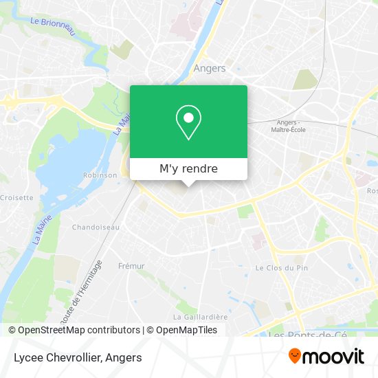 Lycee Chevrollier plan