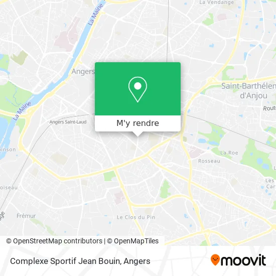 Complexe Sportif Jean Bouin plan