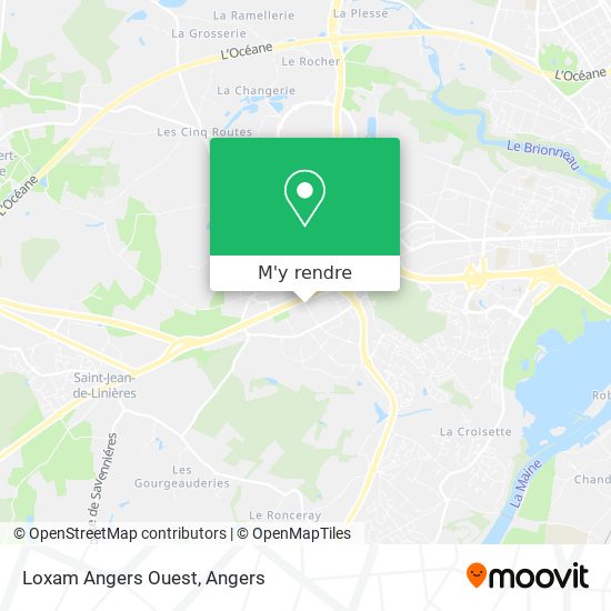 Loxam Angers Ouest plan