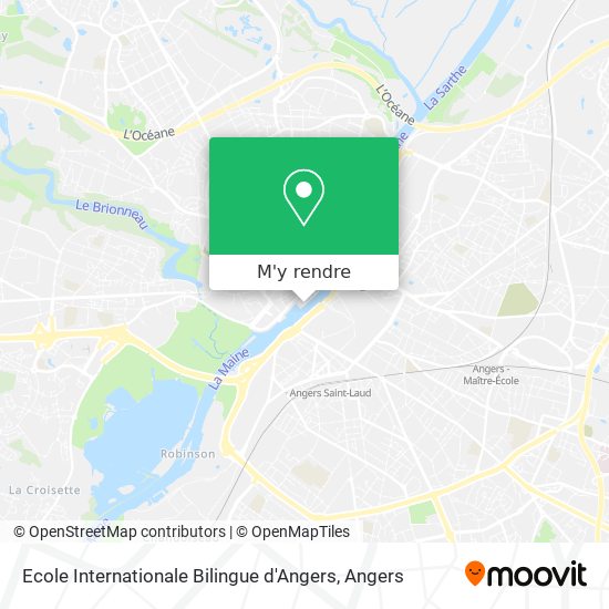 Ecole Internationale Bilingue d'Angers plan