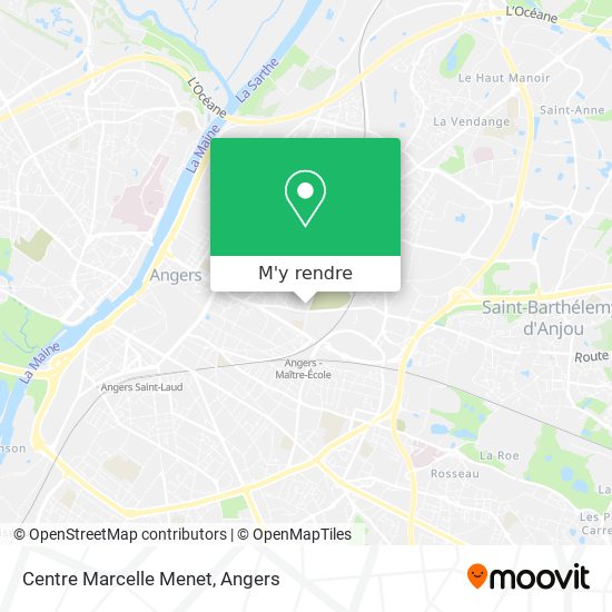 Centre Marcelle Menet plan