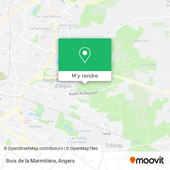 Bois de la Marmitière plan
