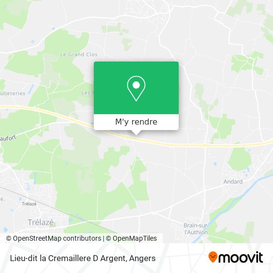Lieu-dit la Cremaillere D Argent plan