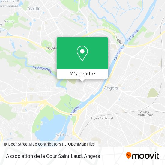 Association de la Cour Saint Laud plan