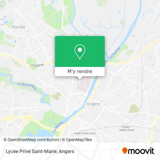 Lycée Privé Saint-Marie plan