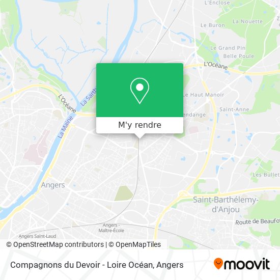 Compagnons du Devoir - Loire Océan plan