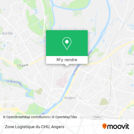 Zone Logistique du CHU plan