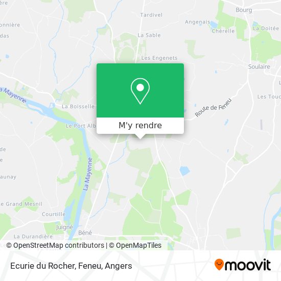 Ecurie du Rocher, Feneu plan