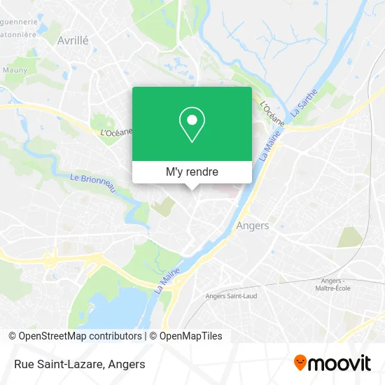 Rue Saint-Lazare plan