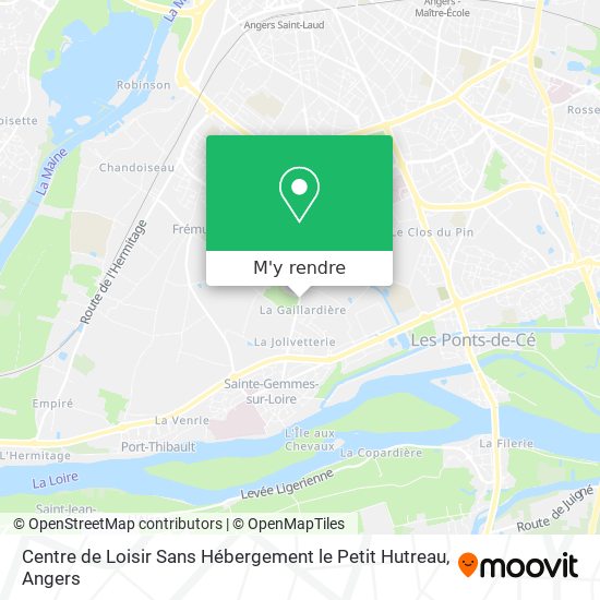 Centre de Loisir Sans Hébergement le Petit Hutreau plan