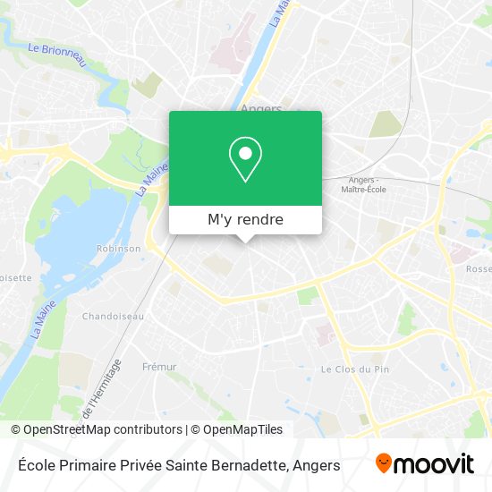 École Primaire Privée Sainte Bernadette plan