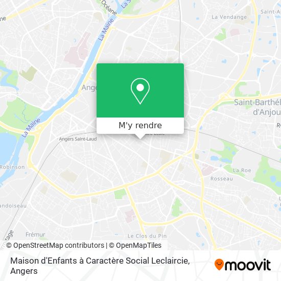 Maison d'Enfants à Caractère Social Leclaircie plan