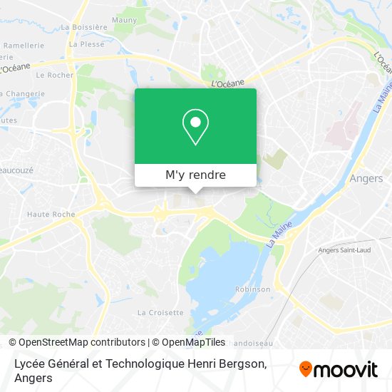 Lycée Général et Technologique Henri Bergson plan