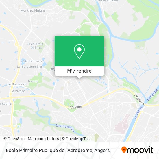 École Primaire Publique de l'Aérodrome plan