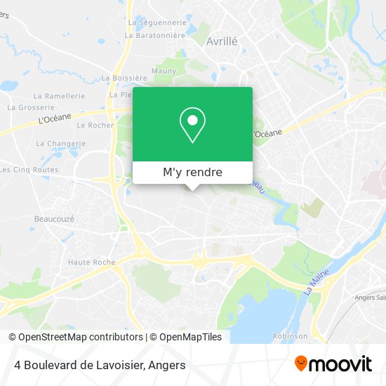 4 Boulevard de Lavoisier plan
