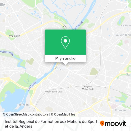 Institut Regional de Formation aux Metiers du Sport et de la plan