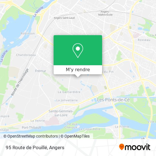 95 Route de Pouillé plan