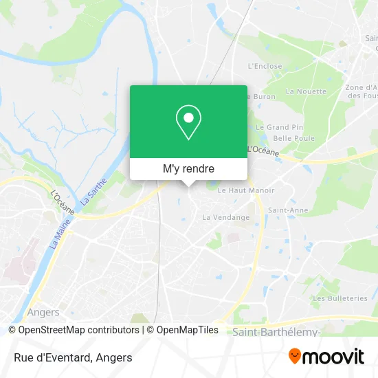 Rue d'Eventard plan