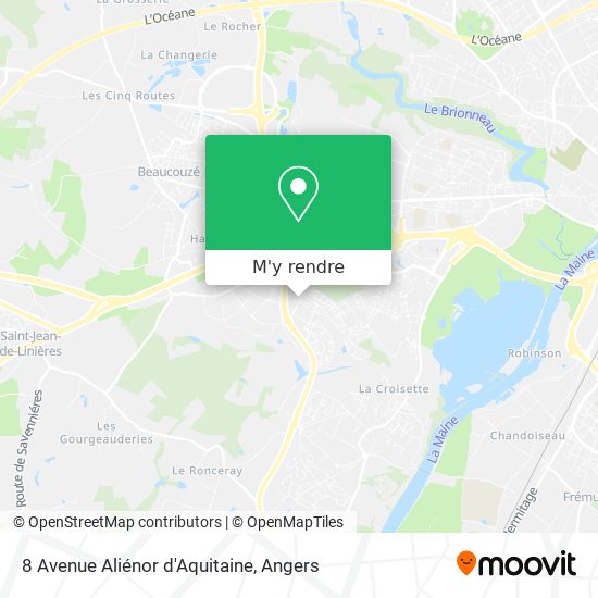 8 Avenue Aliénor d'Aquitaine plan