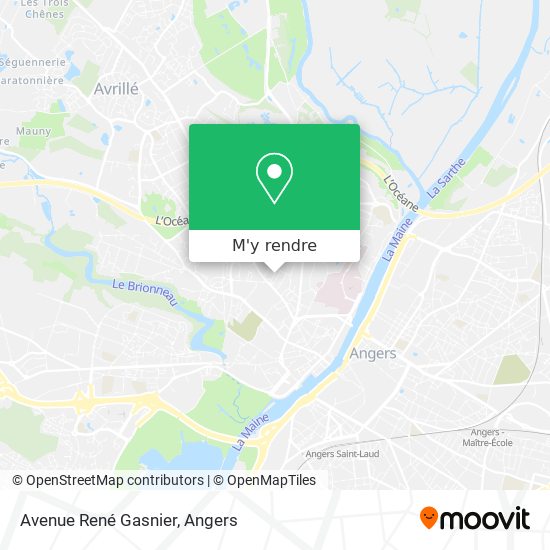 Avenue René Gasnier plan