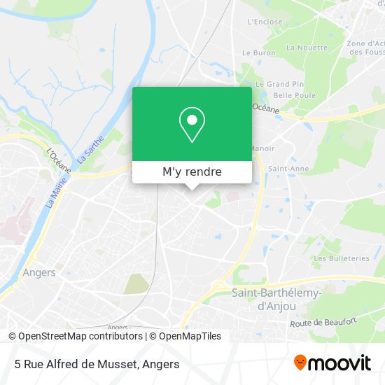 5 Rue Alfred de Musset plan