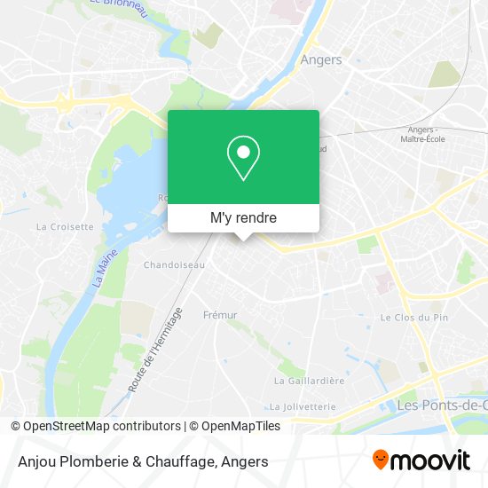 Anjou Plomberie & Chauffage plan