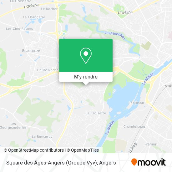 Square des Âges-Angers (Groupe Vyv) plan